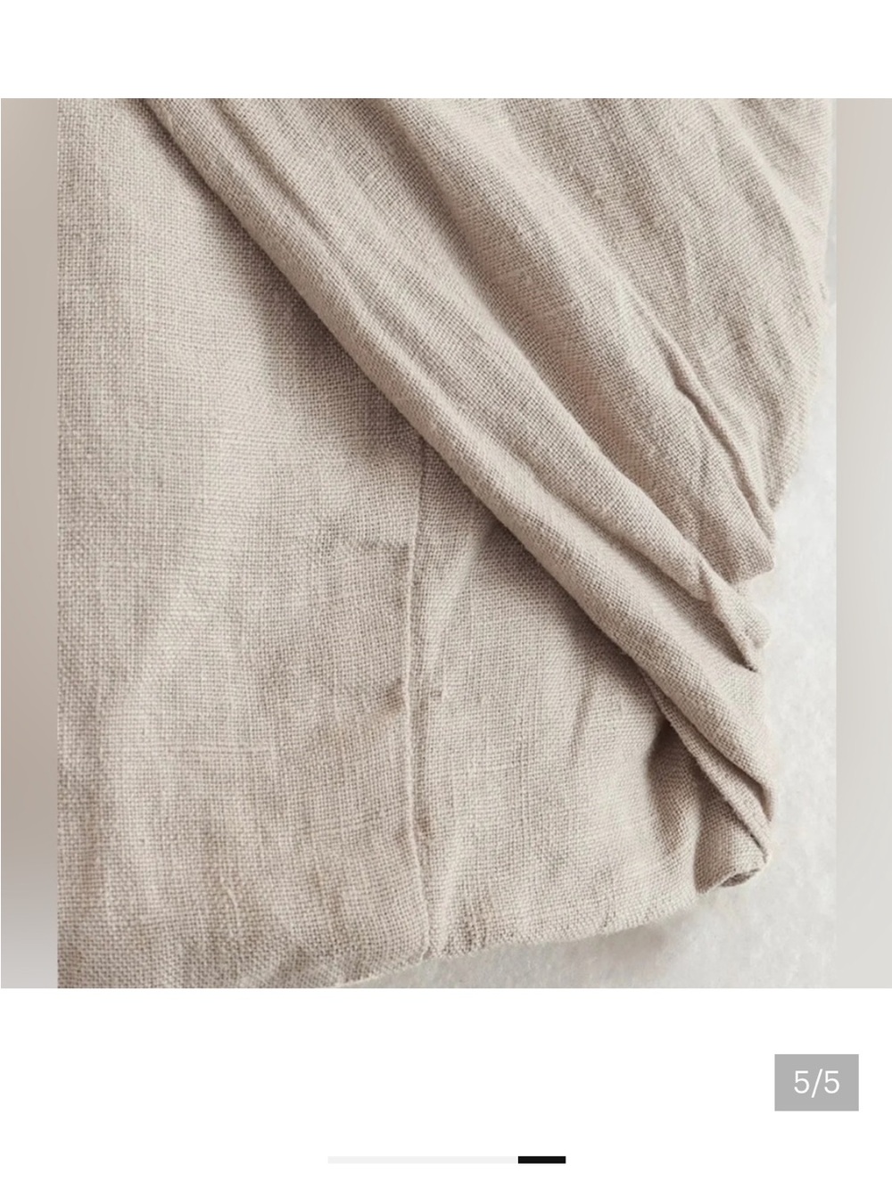 Commense Draped Halter Wrap Crop Top - Beige - Picture 5 of 5